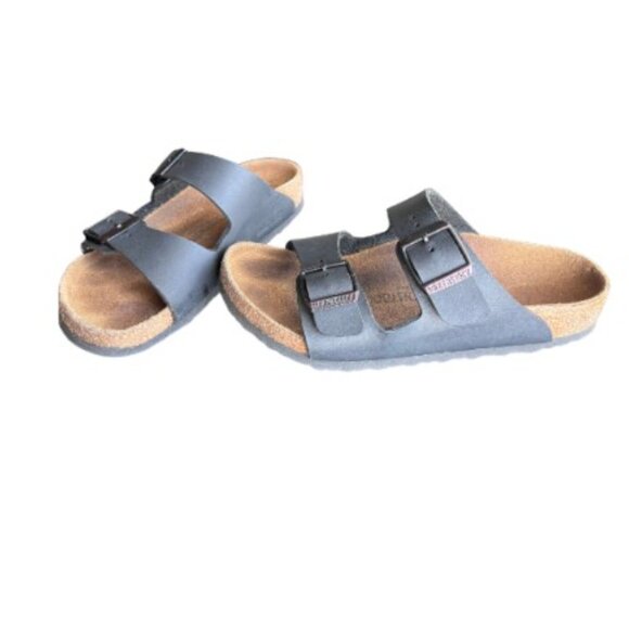 Birkenstock Arizona Kids Sandals – Birko-Flor Black – Size 32 EU (Boys/Girls) - Picture 3 of 6